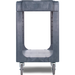 Carlisle UC194023 40" x 19" Grey Utility Carts 