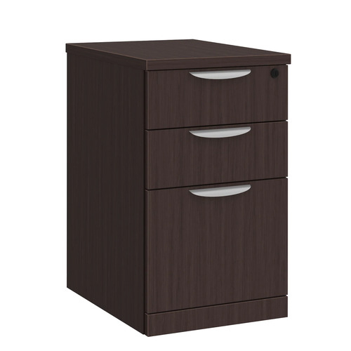Classic Locking Mobile Box/Box/File Pedestals - 26.5" in Espresso