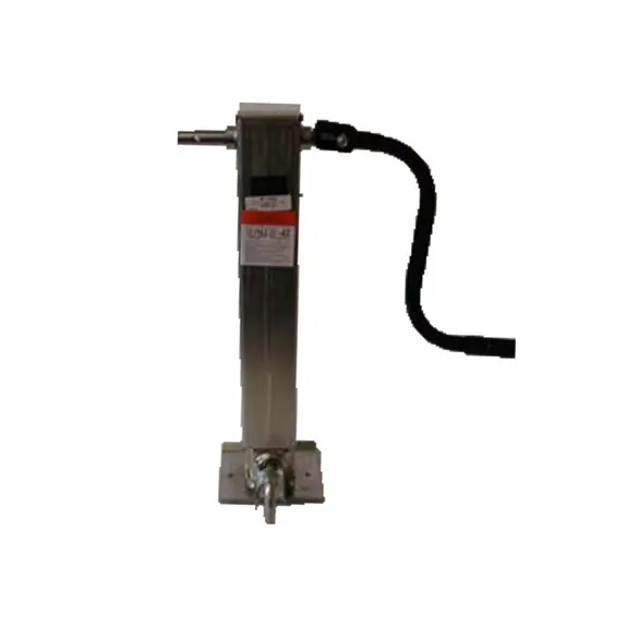 26" Spring Return Drop Leg Jack, Zinc Plated