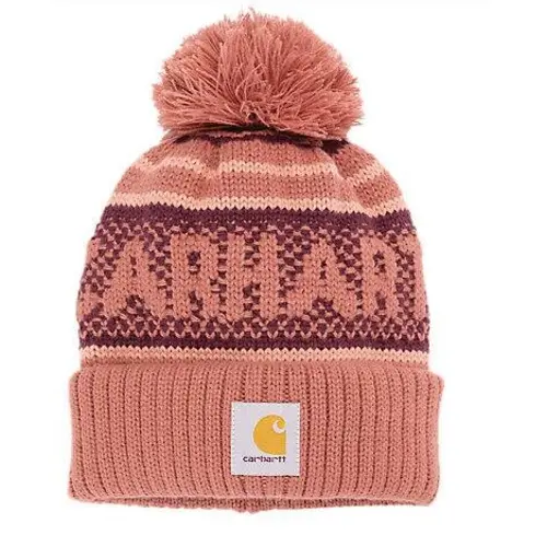 Carhartt WA107738 - Women's Carhartt Cuffed Beanie - Dark Rose Tint
