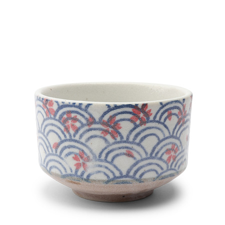 Matcha Bowl Ocean Wave & Blossoms