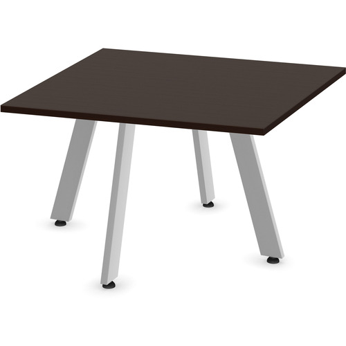 Source Office Furniture Classic Square Meeting Table 36" with VLegs Base Espresso