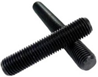 1/4" - 28 X 3/4" FULLY THREADED STRAIGHT ROD SAE J429 GR 8 PLAIN
