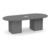 8' Classic Racetrack Conference Table with Cube Base - Newport Gray