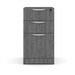 PL166  BOX/BOX/FILE PEDESTAL- NEWPORT GRAY