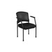 3204 STACKABLE GUEST CHAIR W/ARMS-BLK9106