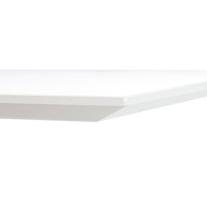 PLBE42S 42" BEVEL EDGE SQUARE TOP - White