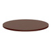 PLT30R 30" ROUND TABLE TOP ONLY- MAHOGANY