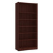 PL156 71"H BOOKCASE- Mahogany