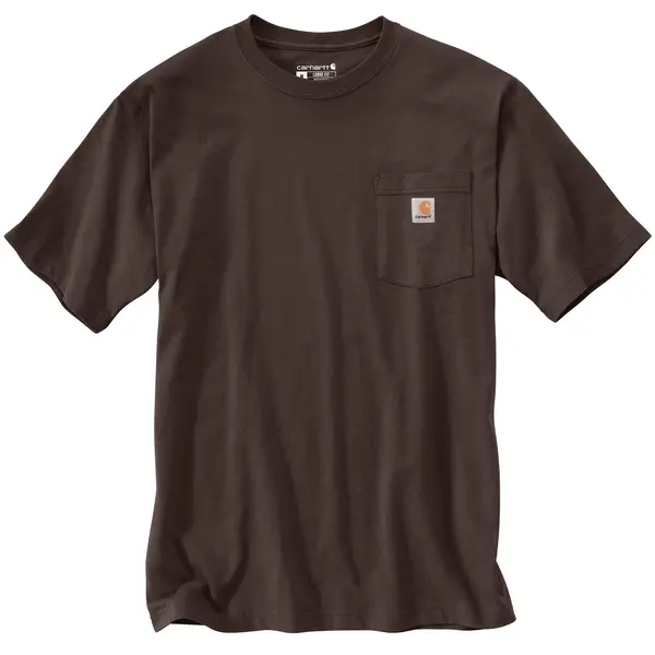 CARHARTT K87 - Workwear Short Sleeve T-Shirt - Dark Clove Heather