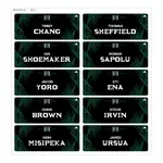 Equipment Room Issue Bin Sticker Sheets