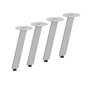 PLTVLEG417SILVER  METAL V LEG END TABLE BASE