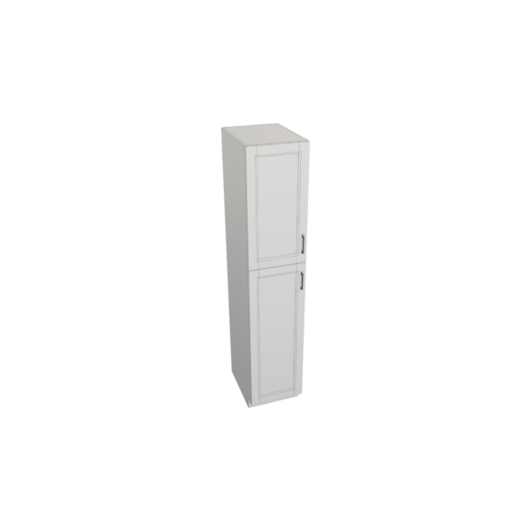 Vail Pure White Box  Utility Cabinet Kit - 18” X 90”H X 24”D