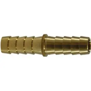 5/16 X 1/4 Brass Plumb HOSE BARB SPLICER