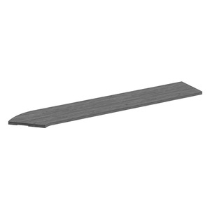 PBTC66R 66" CORNER TRANSACTION TOP RIGHT - Newport Gray