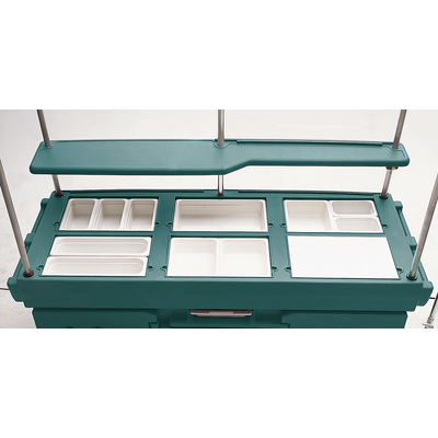 Cambro KVC856192 Camkiosk Cart with 6 Pan Wells