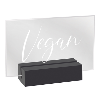 Cal-Mil 22336-5-13 "Vegan" Sign