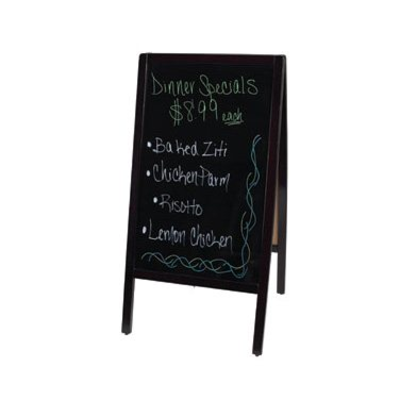 Winco MBAF-3 Dual-Sided Sidewalk Marker Board