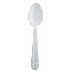 WHITE HEAVYWEIGHT PLASTIC SPOON, 1000/CS   E177002