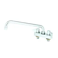 T&S Brass 5F-4CLX10 Equip Workboard Faucet 4" C/C Deck Mount | Cook's Direct