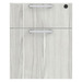 PL107 BOX/FILE HANGING PEDESTAL - Silver Birch