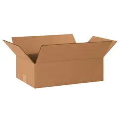 20 X 12 X 6 ECT32 FLAT CORRUGATED BOX 25/BD  20126