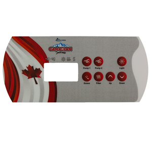 Dynasty K85 7-Button Canadian Logo Overlay 14618