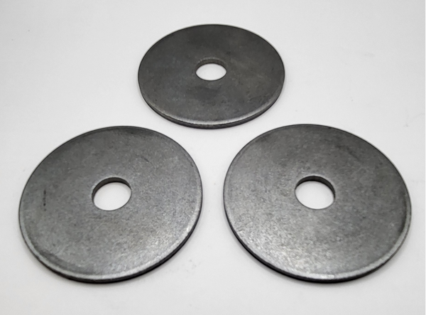 17/32" X 2 1/2" X 0.12" FLAT WASHER HR LOW CARBON STEEL PLAIN PER PRINT