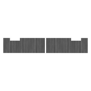 PL38MOD2 PAIR MODESTY PANEL USE W/PL138 - Costal Gray