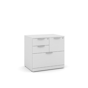 PL114 30"W LATERAL BBF COMBO- WHITE