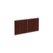 PL40LD PAIR LAMINATE DOORS FOR PL140- Mahogany