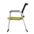 Propel Guest Chair - Black Mesh Back with Green Seat
