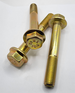 M16 - 2 X 110MM IFI-538 HEAVY HEX FLANGE SCREW 10.9 ZINC YELLOW