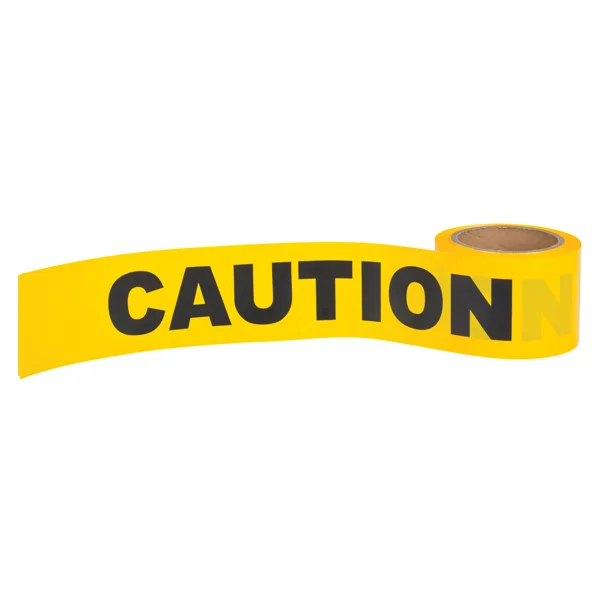 Barricade Tape - Caution - 3" x 300' - 1.5 mil