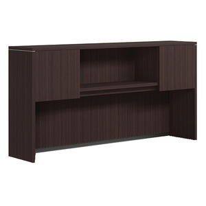 CLAHU1001- Hutch with 2 Laminate Doors- Espresso