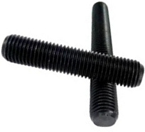 7/16" - 14 X 18" FULLY THREADED STRAIGHT ROD SAE J429 GR 8 PLAIN
