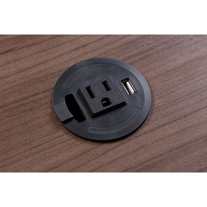 GROMMET W 1USB CHG/DT 1 OUTLET