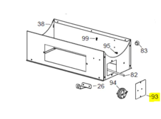 Veloci Heater Replacement Pressure switch support bracket