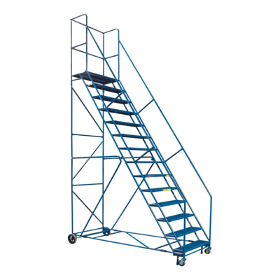Rolling Step Ladder - 14 Step - 300 lb Capacity