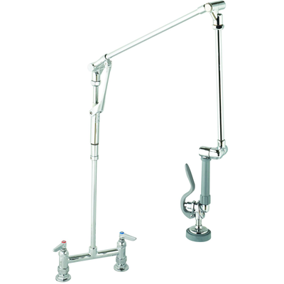T&S Brass B-0124 Pre-Rinse Unit 8" Center Deck Faucet