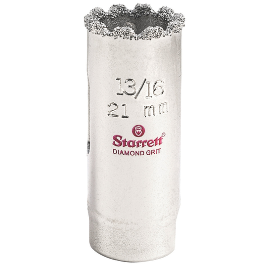 STARRETT KD1036-N Diamond Grit Hole Saw, 13/16'' (21mm)