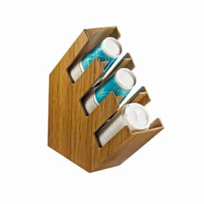Cal-Mil 2048-3-60 4-1/2"W x 17"D x 16-1/4"H Lid/Cup Organizer