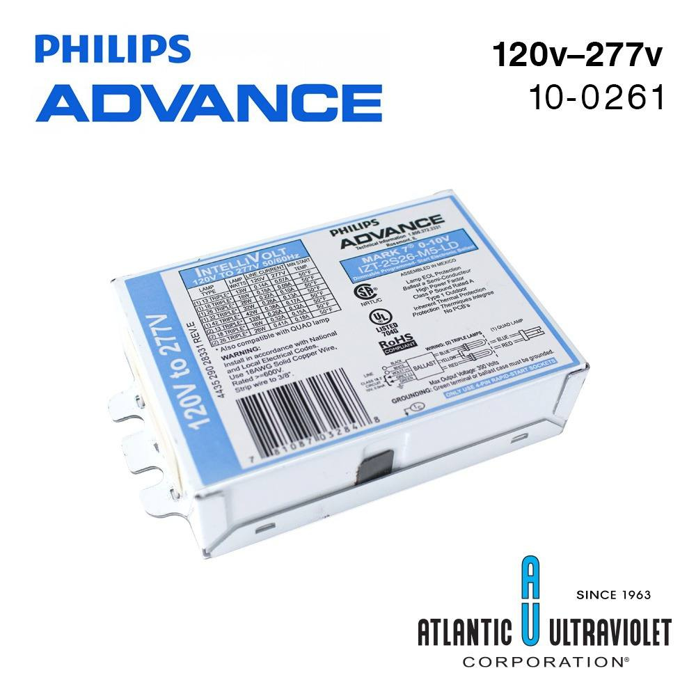 Philips Advance IZT2S26M5LD Ballast 100261 BuyUltraviolet