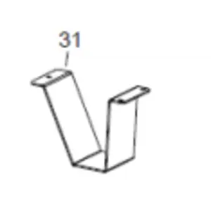 Veloci Heater Replacement Foot Support