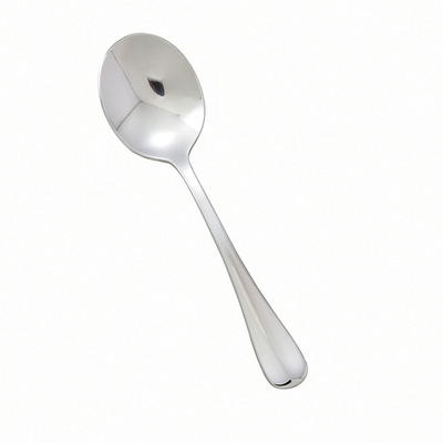 Winco 0034-04 6-15/16" Bouillon Spoon