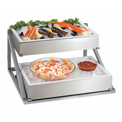 Cal-Mil 4120 26-1/8"W x 26"D x 14-1/8"H Housing Display Offset Stand Only