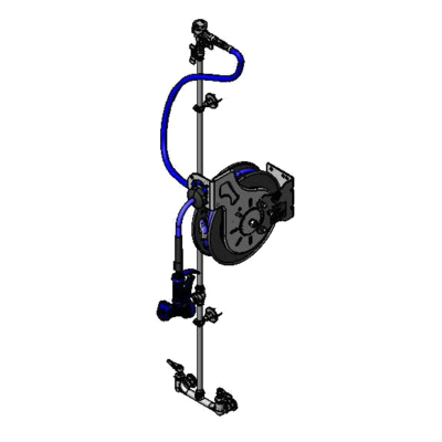 T&S Brass B-1437 Hose Reel System Open
