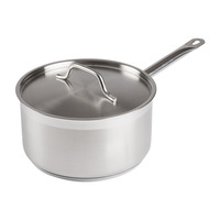 Winco SSSP-6 6 qt. Sauce Pan and Lid