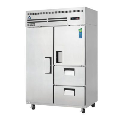 Everest ESR2D2 Reach-In Refrigerator 4 Sections, 115v, NSF - 48 cu. ft.