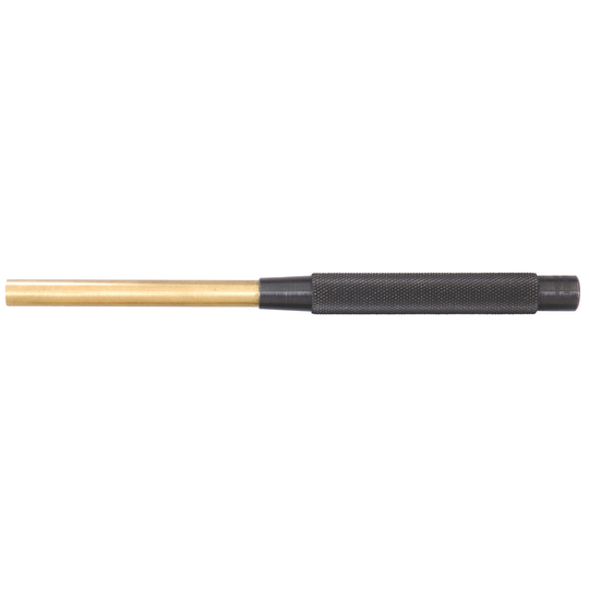 STARRETT B248E Brass Drive Pin Punch, 8"L X 3/8" Tip Diam.